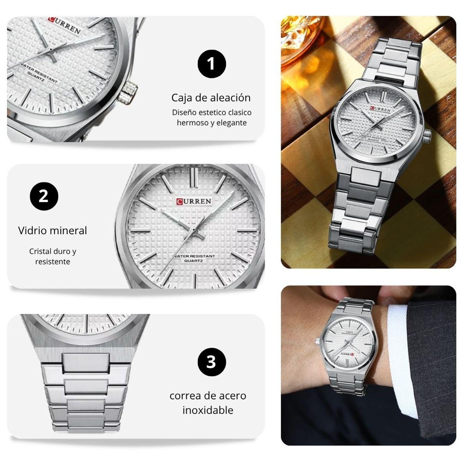 Reloj Curren 8498 G Acero Inoxidable